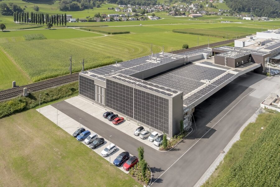 Neubau der Pulverbeschichtungsanlage der Firma Griesser